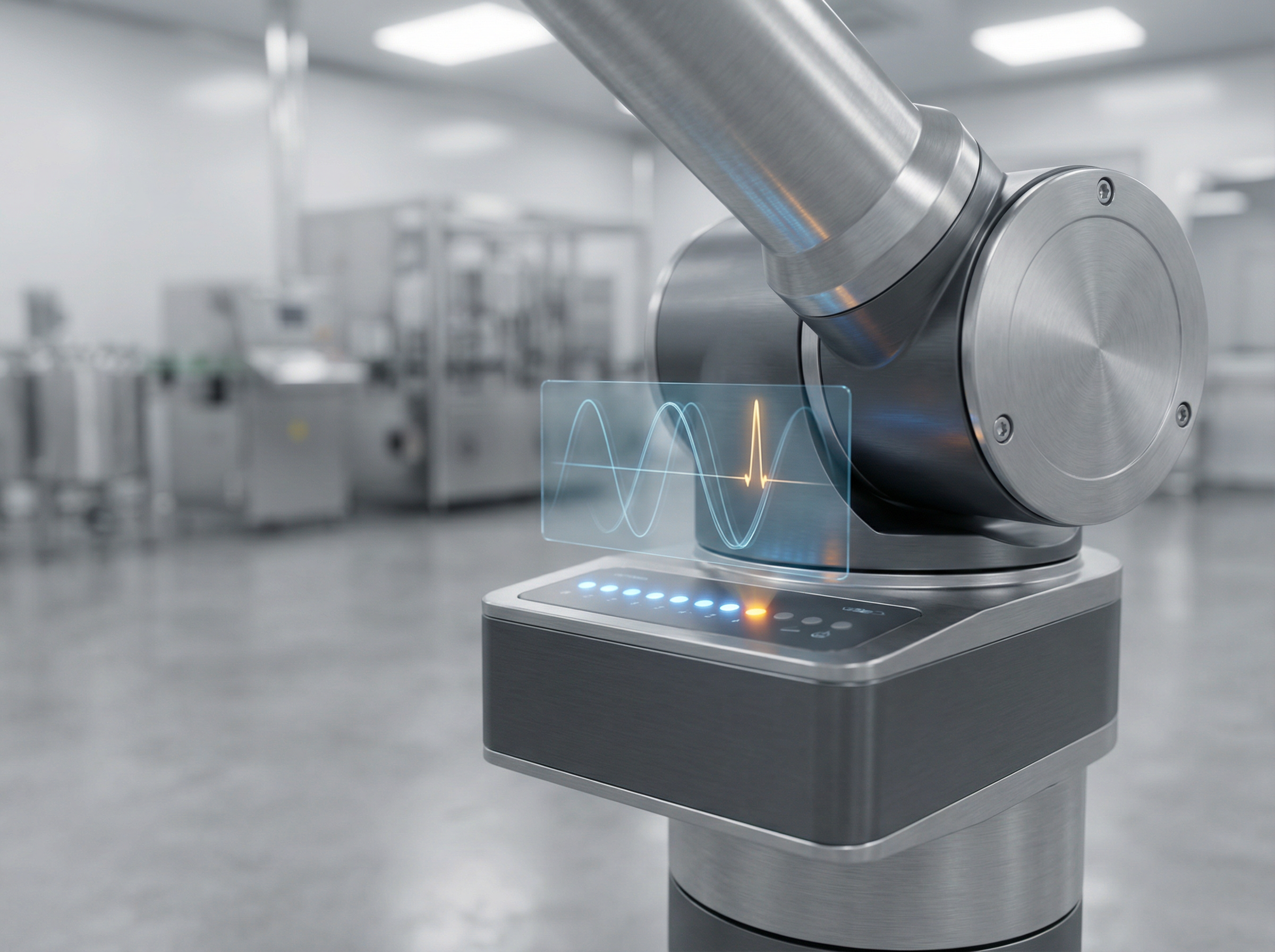 Industrielles Steuerungspanel mit Echtzeit-Maschinenüberwachung