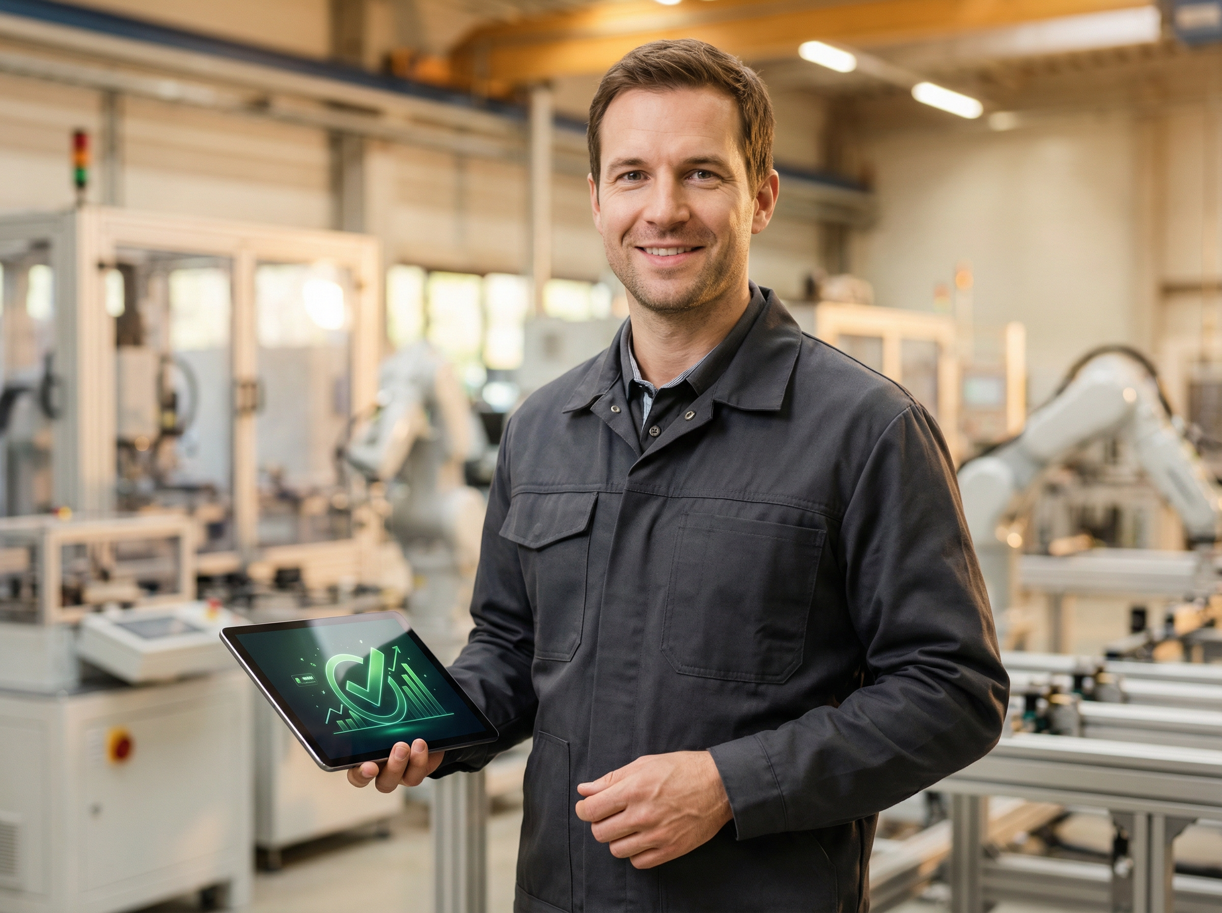 Service technician with successful automated process