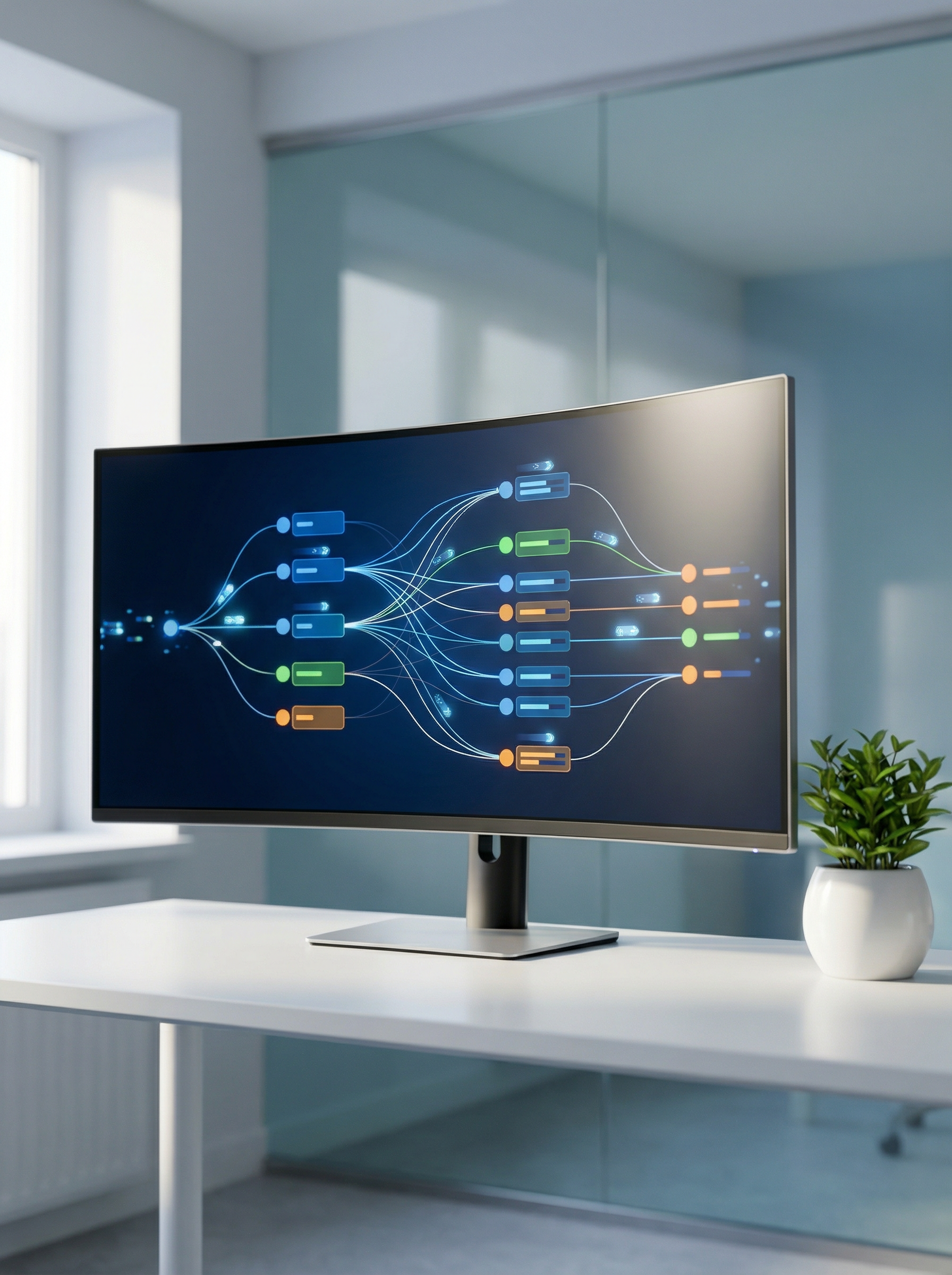 Automated service workflow visualization